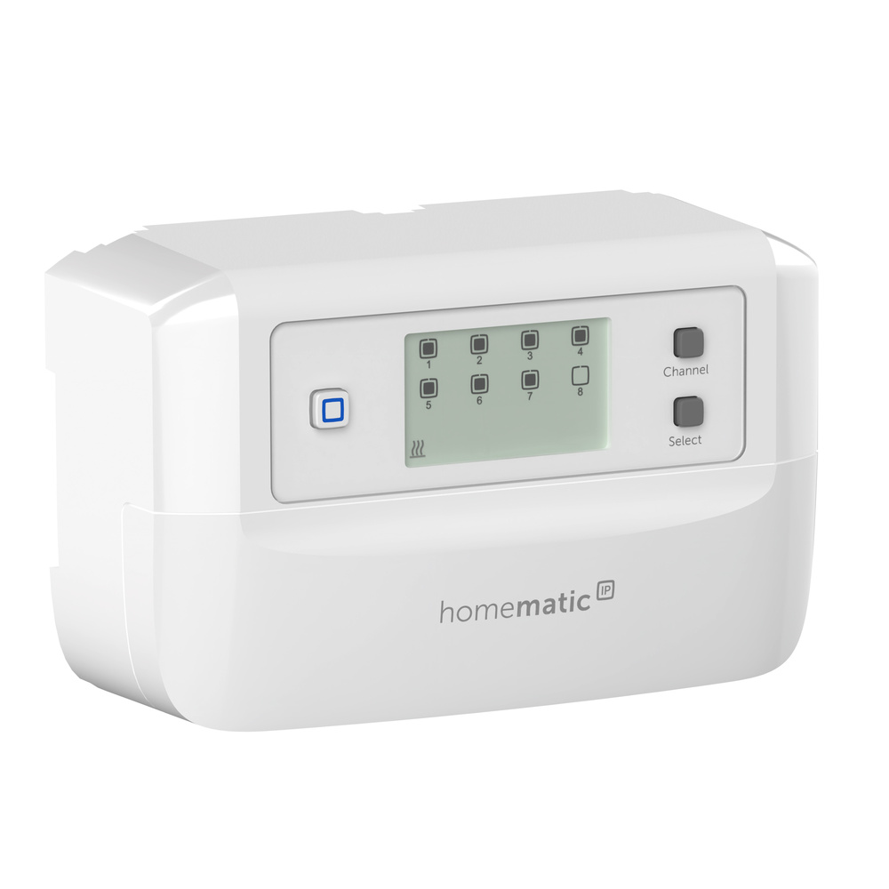 Homematic IP Smart Home Fußbodenheizungscontroller – 8 Kanäle, motorisch, HmIP-FALMOT-C8