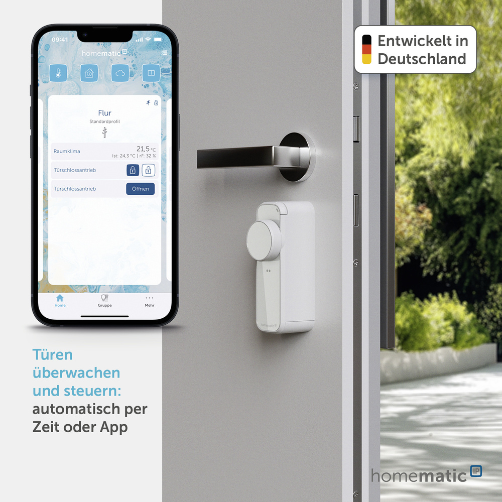 Homematic IP Smart Home Türschlossantrieb – pro, HmIP‑DLP