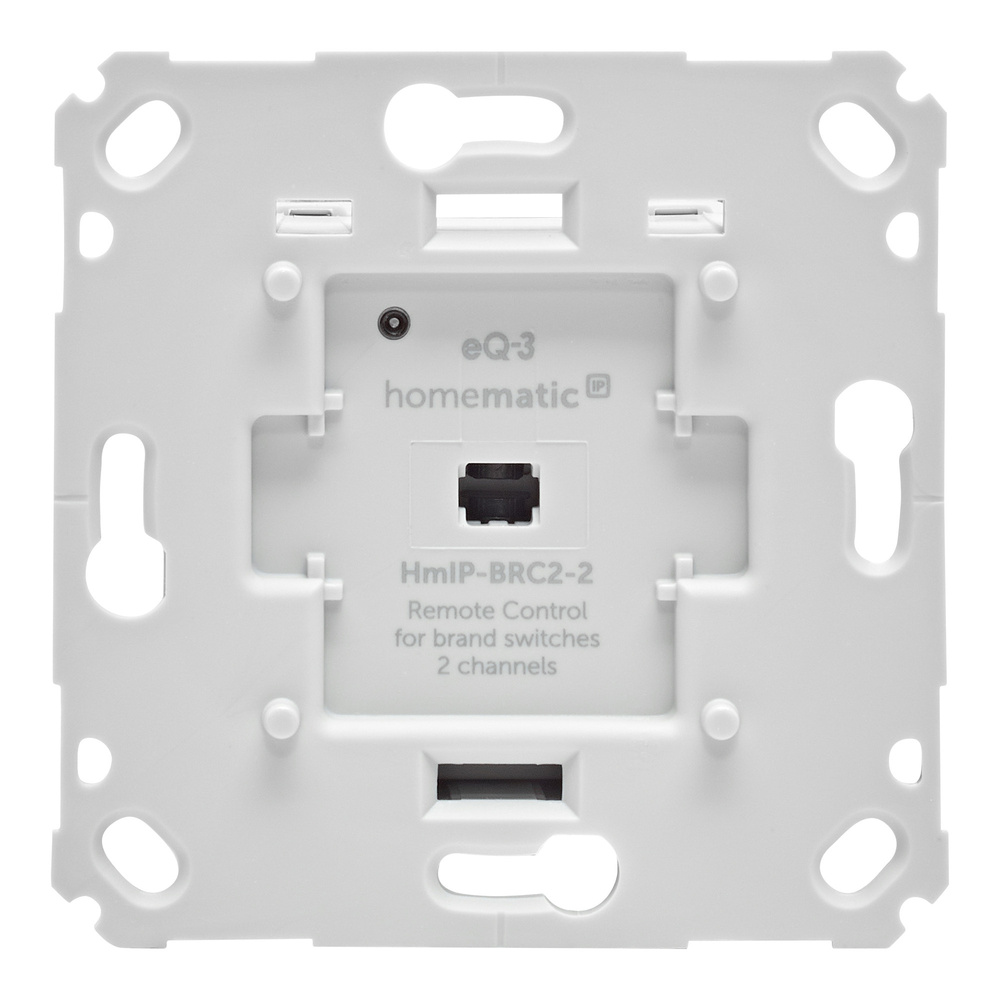 Homematic IP Smart Home Wandtaster– 2-fach, HmIP-BRC2-2