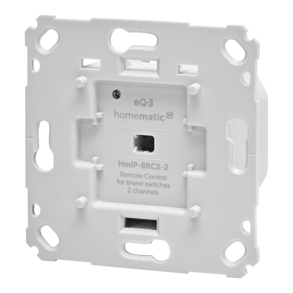 Homematic IP Smart Home Wandtaster– 2-fach, HmIP-BRC2-2