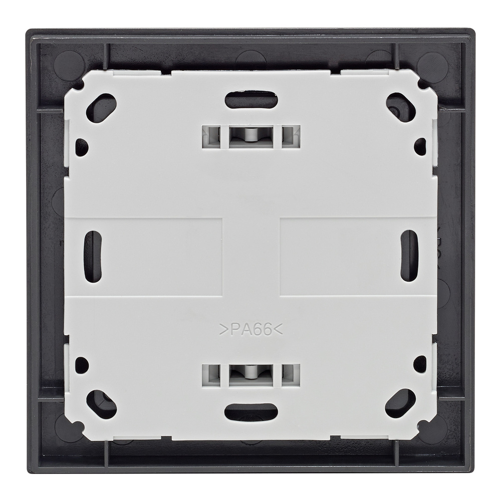 Homematic IP Smart Home Wandtaster – 2-fach, anthrazit, HmIP-WRC2-A-2