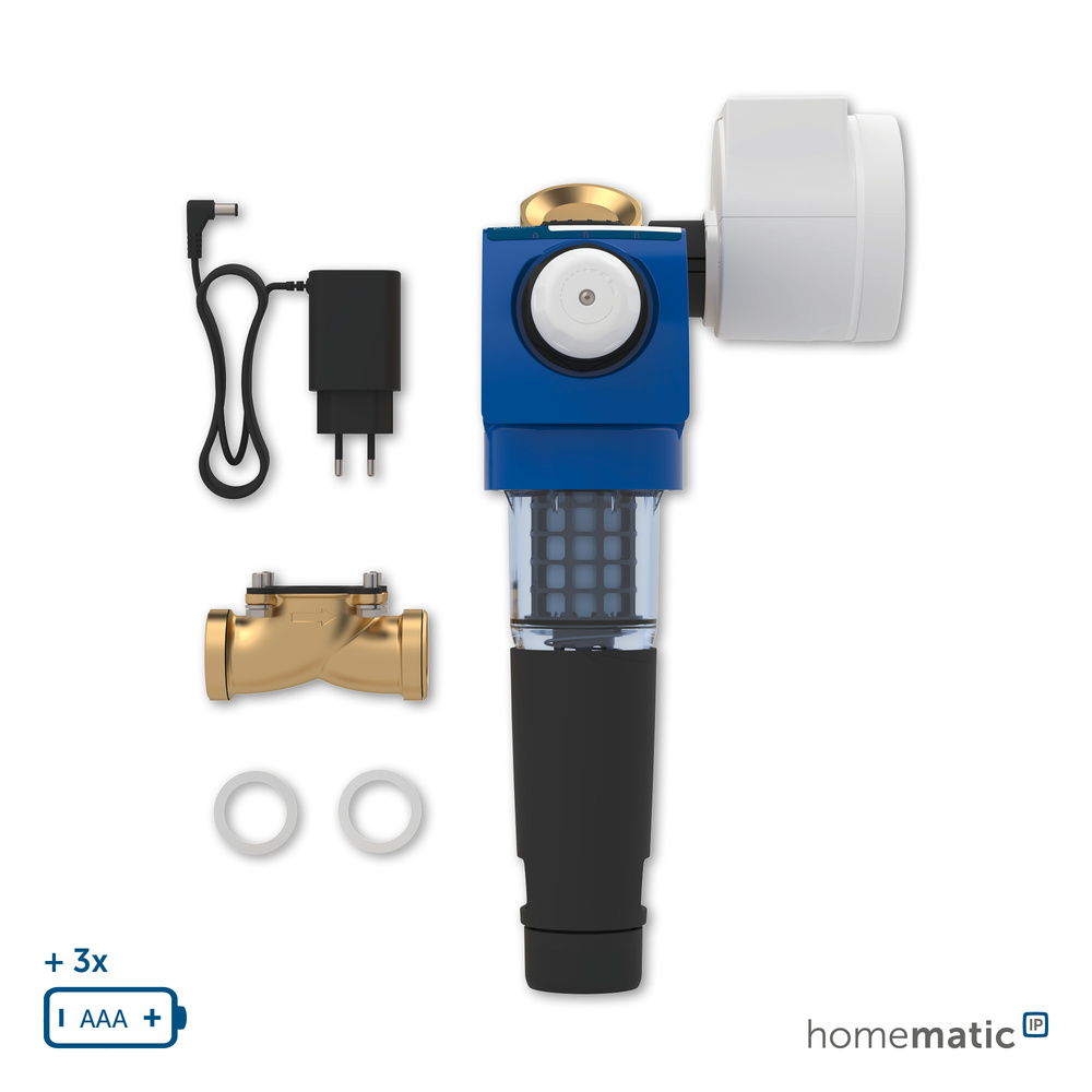 Homematic IP Smart Home Wasserstopp und Versorgungseinheit, HmIP‑WSS