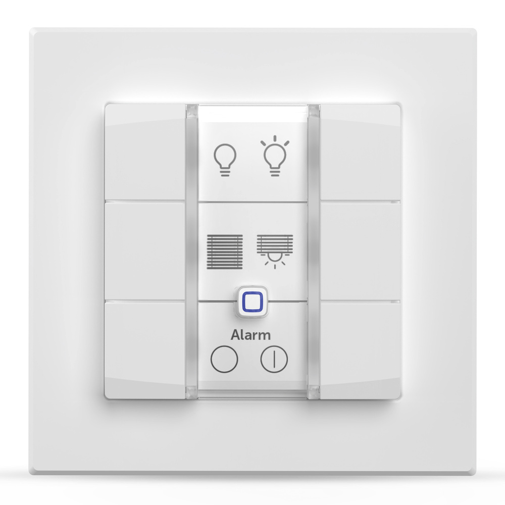 Homematic IP Smart Home Wandtaster – 6-fach, HmIP-WRC6-230