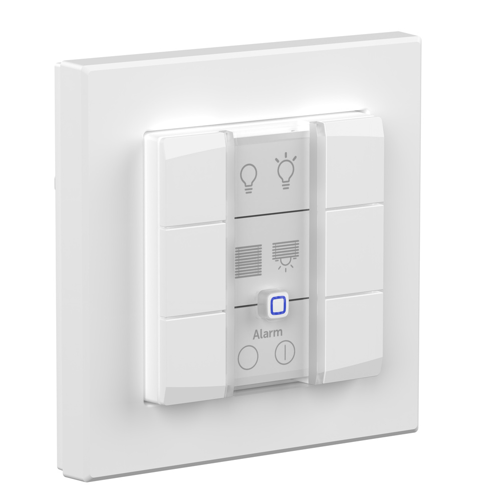 Homematic IP Smart Home Wandtaster – 6-fach, HmIP-WRC6-230