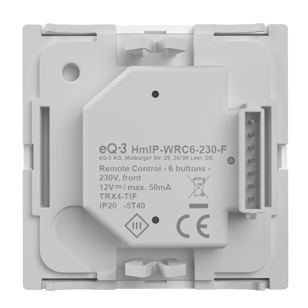 Homematic IP Smart Home Wandtaster – 6-fach, HmIP-WRC6-230