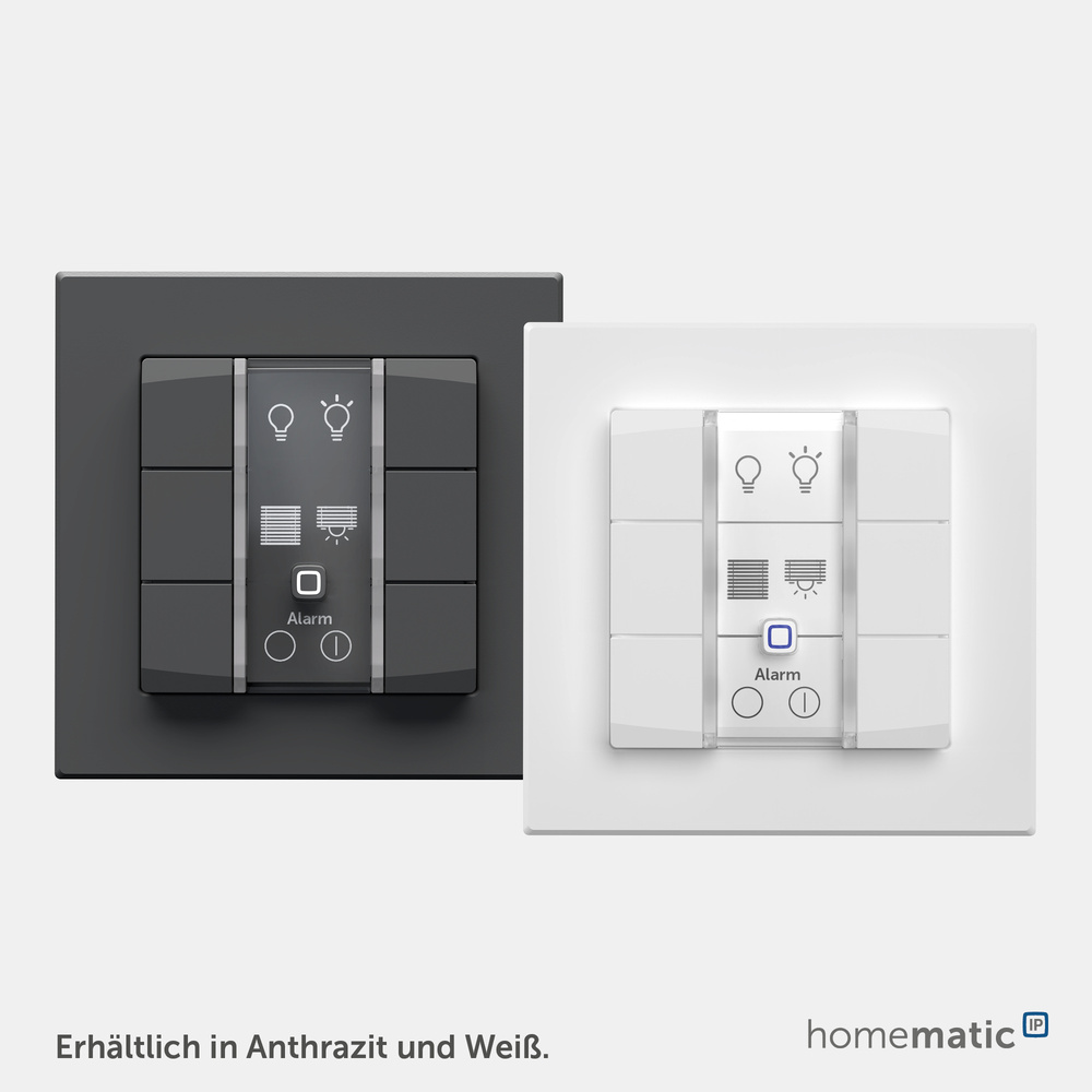 Homematic IP Smart Home Wandtaster – 6-fach, HmIP-WRC6-230