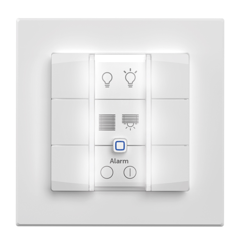 Homematic IP Smart Home Wandtaster – 6-fach, 230 V, HmIP-WRC6-230