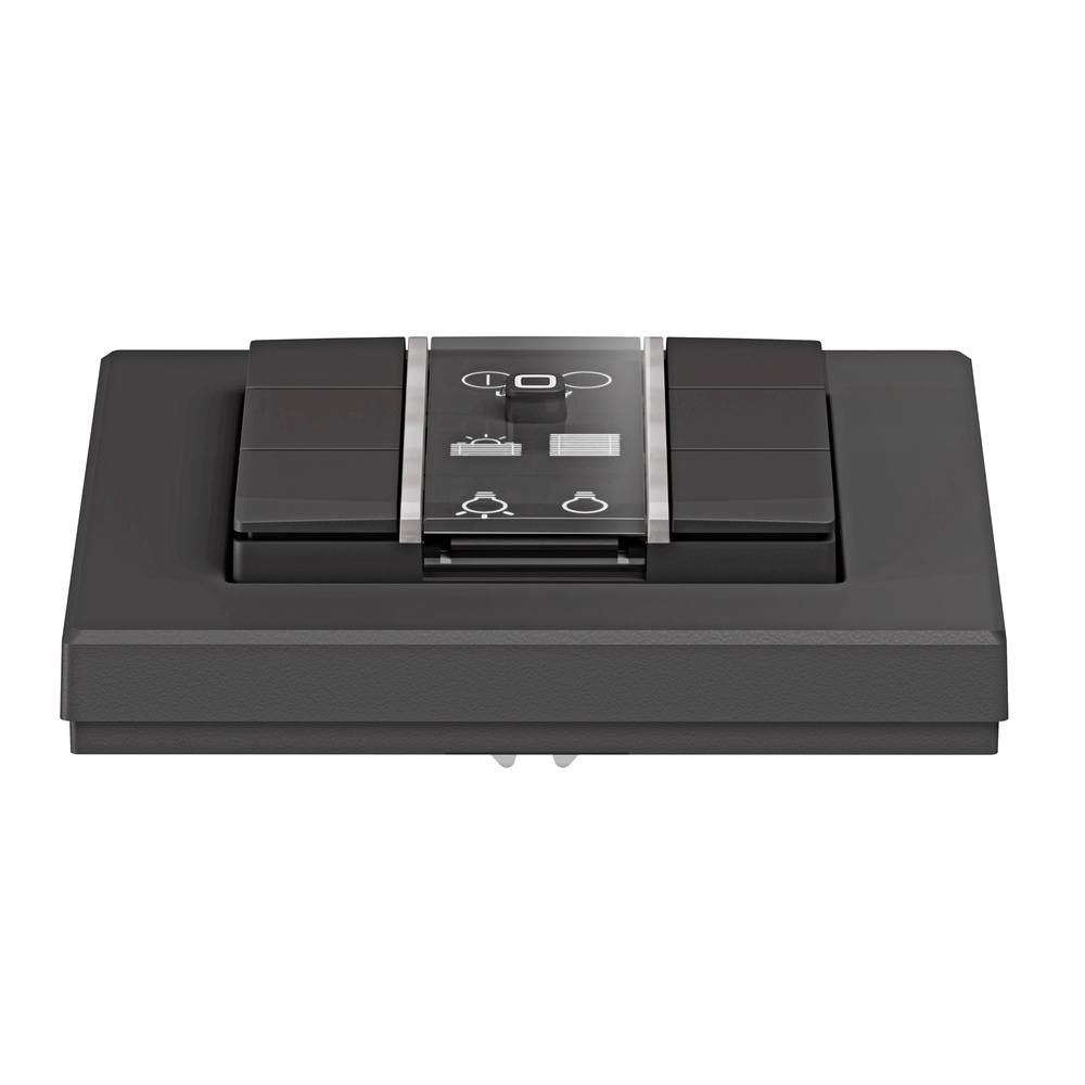 Homematic IP Smart Home Wandtaster – 6-fach, anthrazit, HmIP-WRC6-230-A