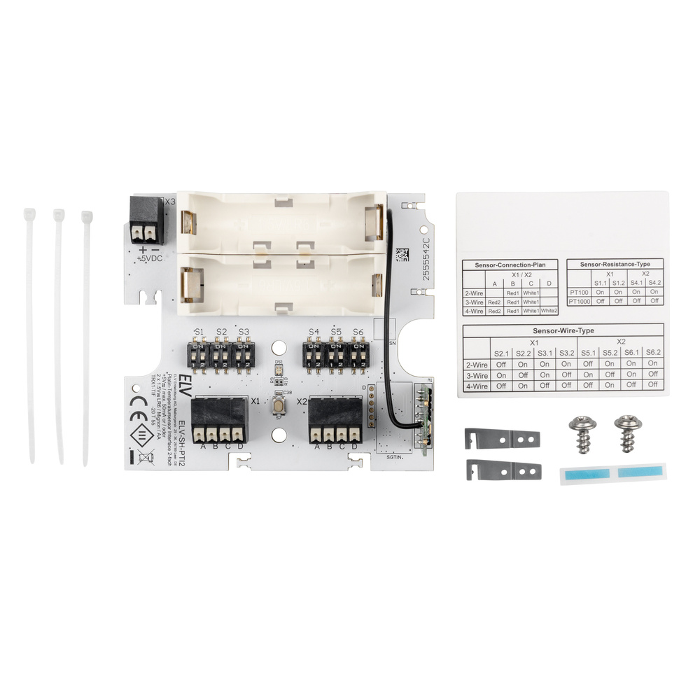 ELV Smart Home Platin-Temperatursensor Interface 2-fach, powered by Homematic IP