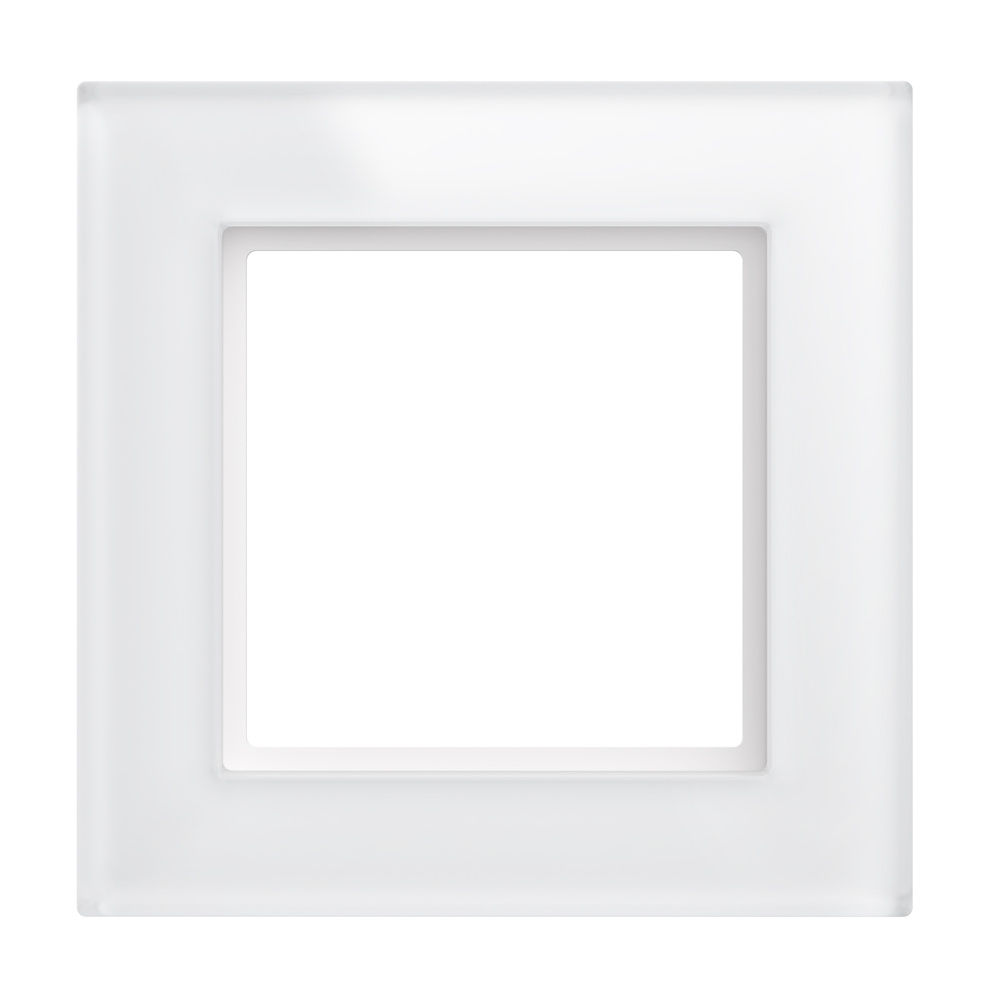 Homematic IP Glasrahmen,  1-Fach, Weiß, HmIP-GF1