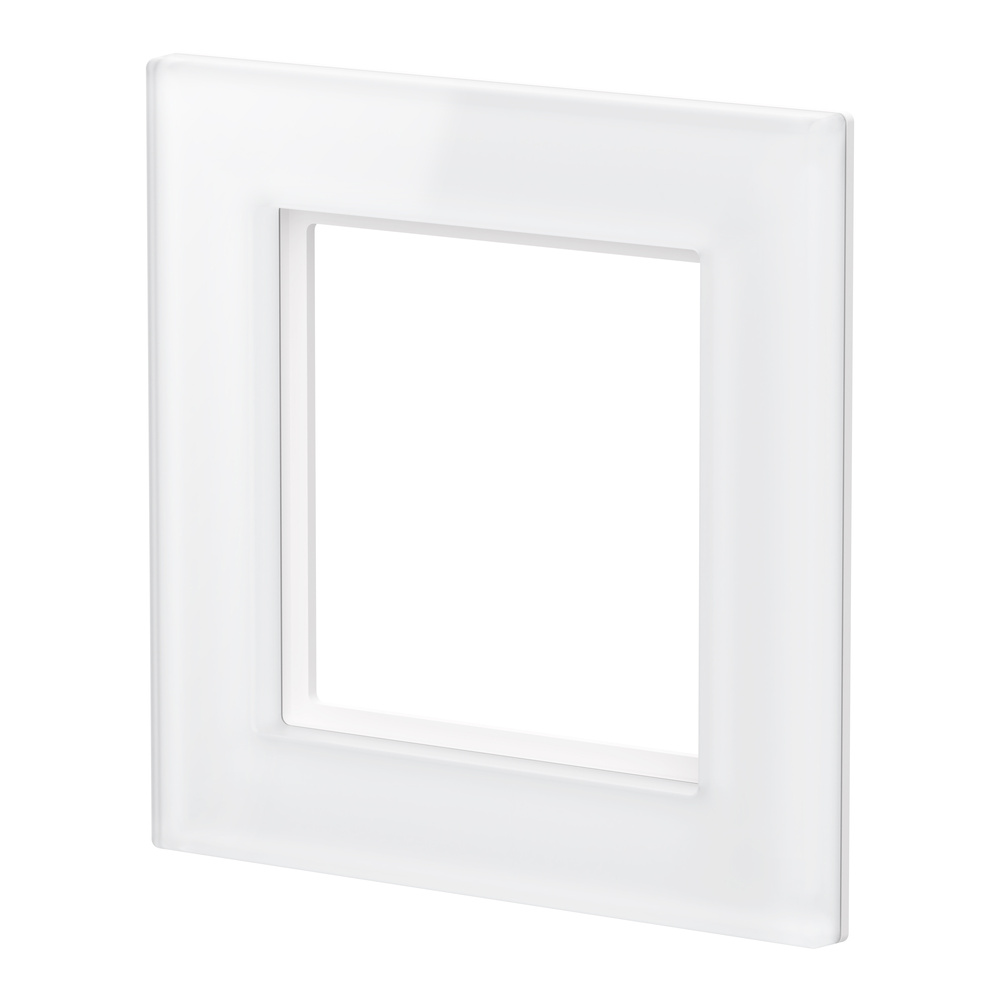 Homematic IP Glasrahmen,  1-Fach, Weiß, HmIP-GF1