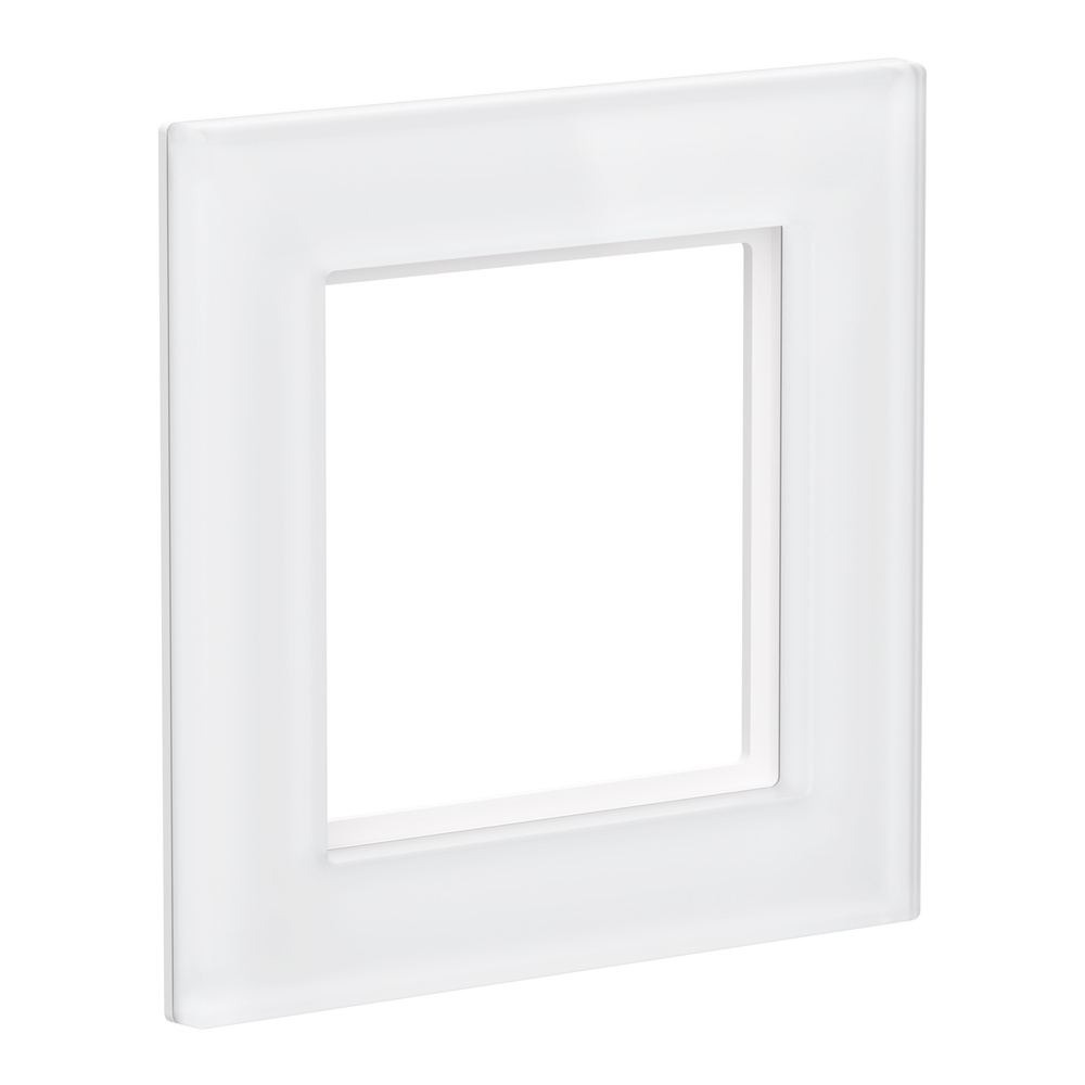 Homematic IP Glasrahmen,  1-Fach, Weiß, HmIP-GF1