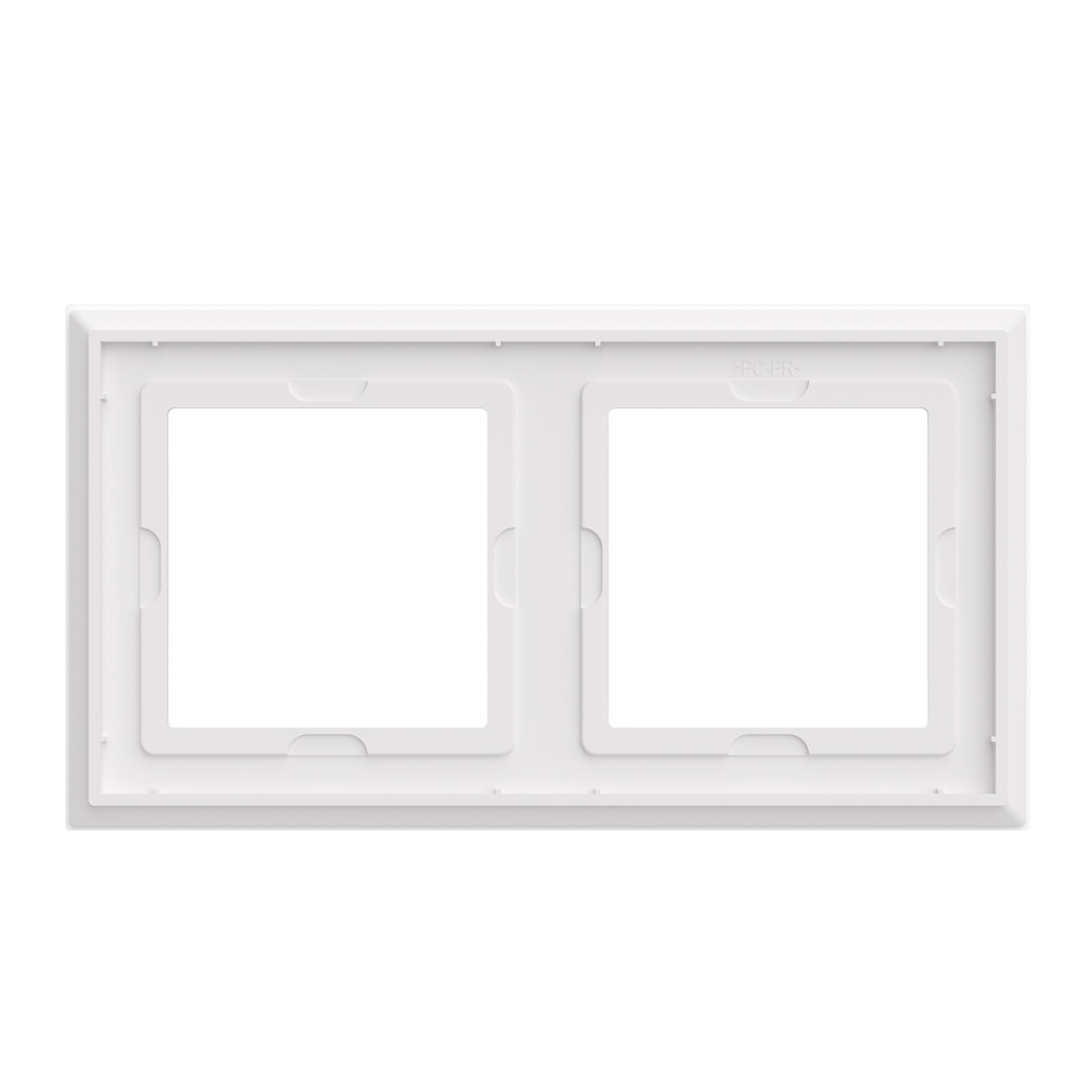 Homematic IP Glasrahmen,  2-Fach, Weiß, HmIP-GF2