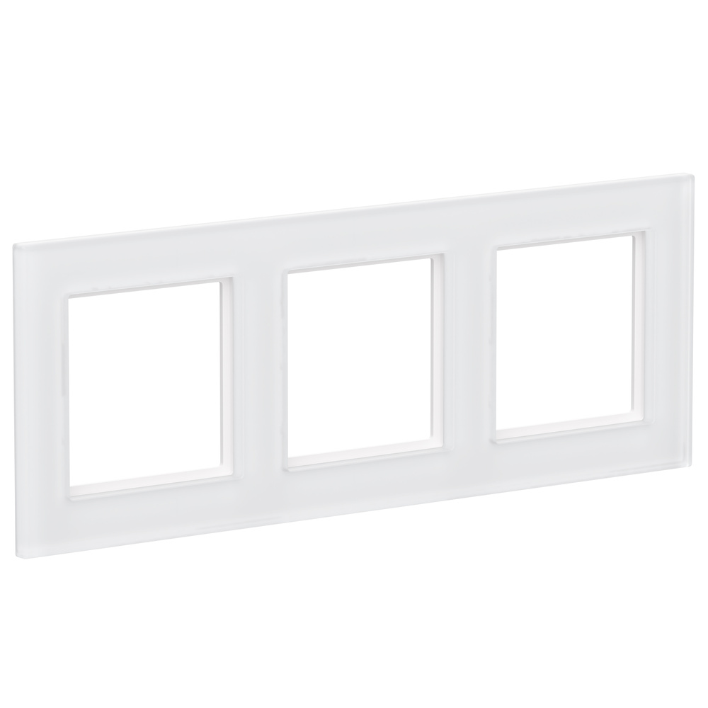 Homematic IP Glasrahmen,  3-Fach, Weiß, HmIP-GF3