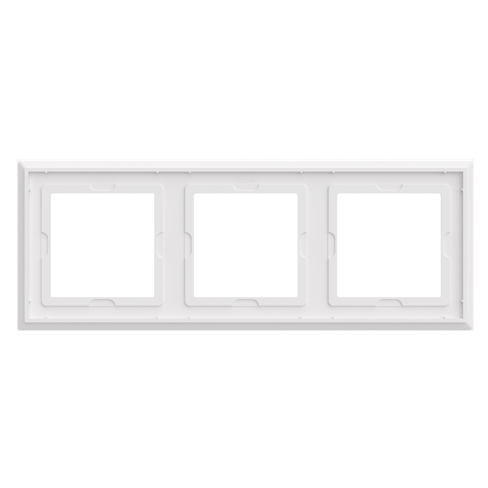 Homematic IP Glasrahmen,  3-Fach, Weiß, HmIP-GF3