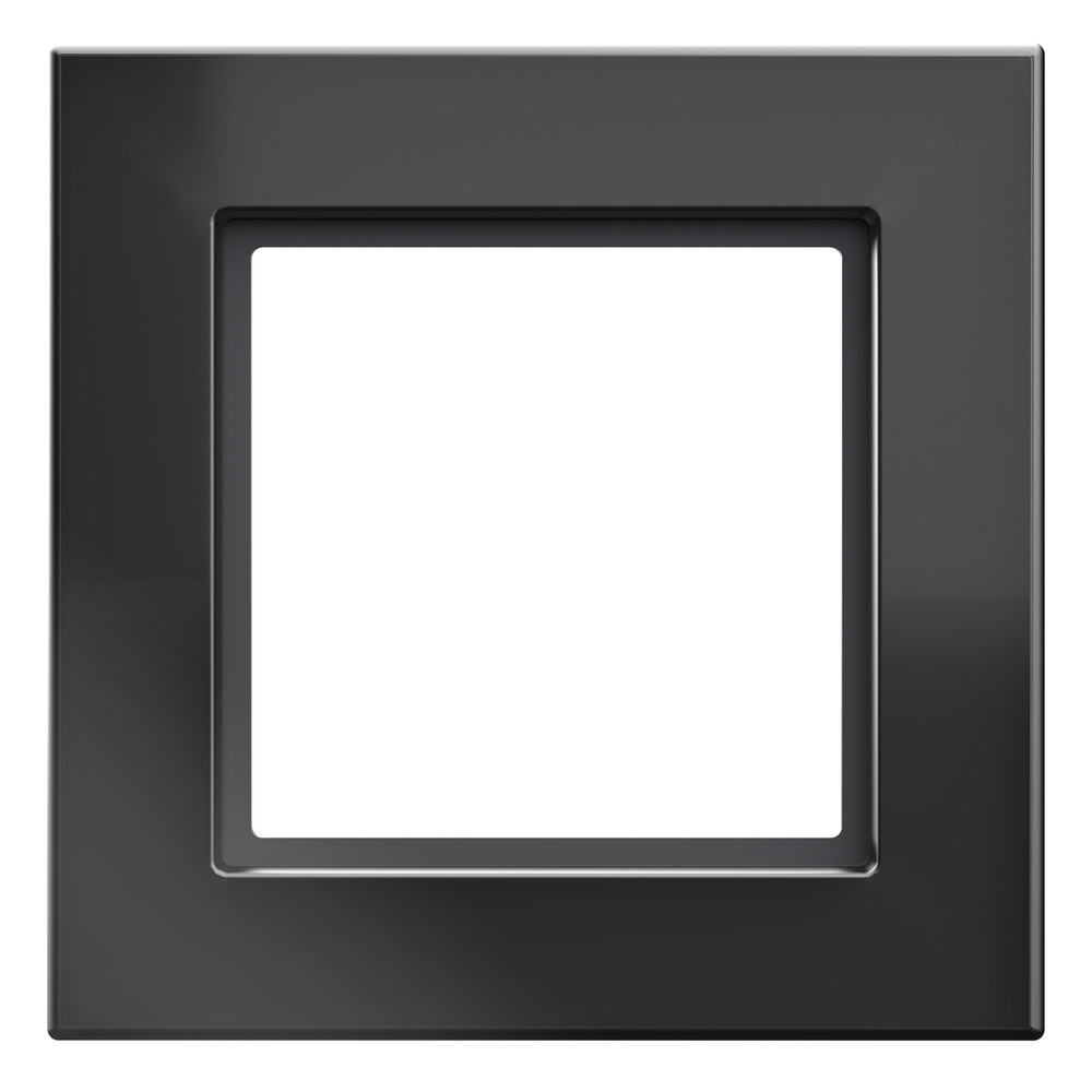 Homematic IP Glasrahmen, 1-fach, schwarz, HmIP-GF1-A