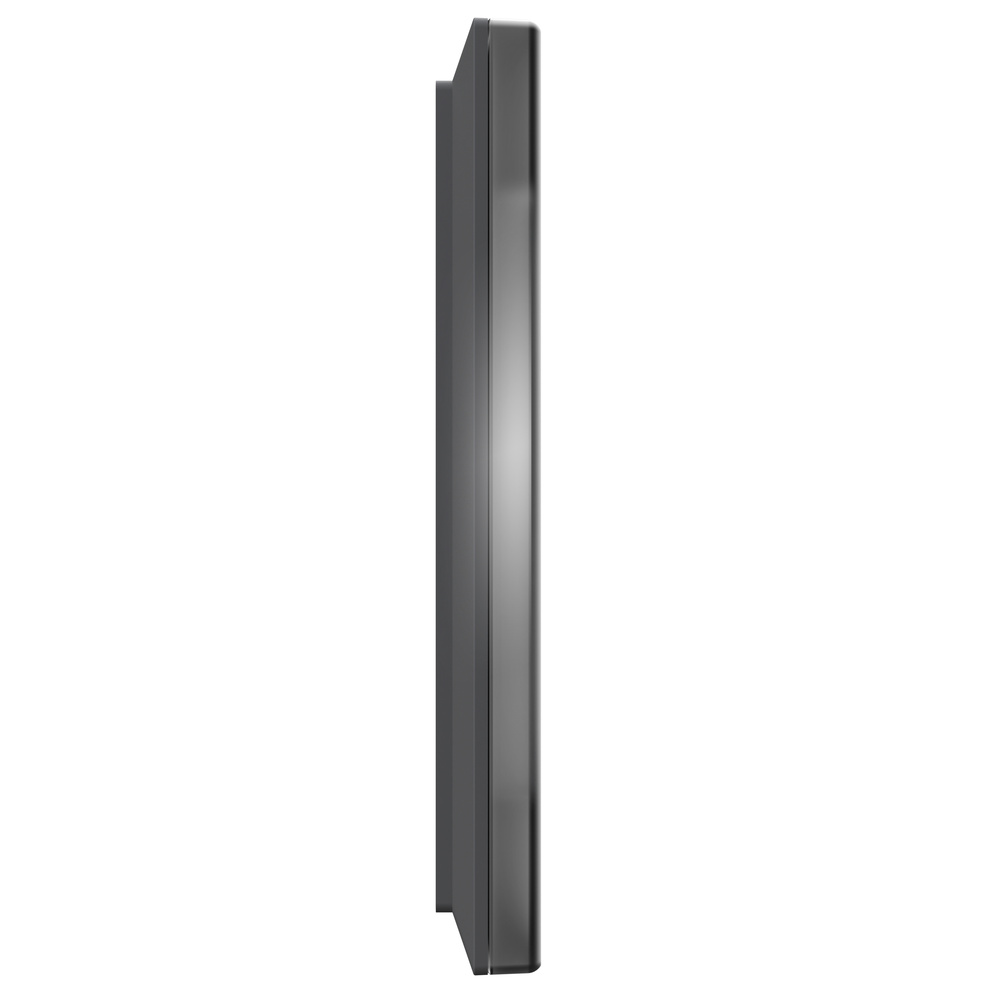 Homematic IP Glasrahmen, 3-Fach, Schwarz, HmIP-GF3-A