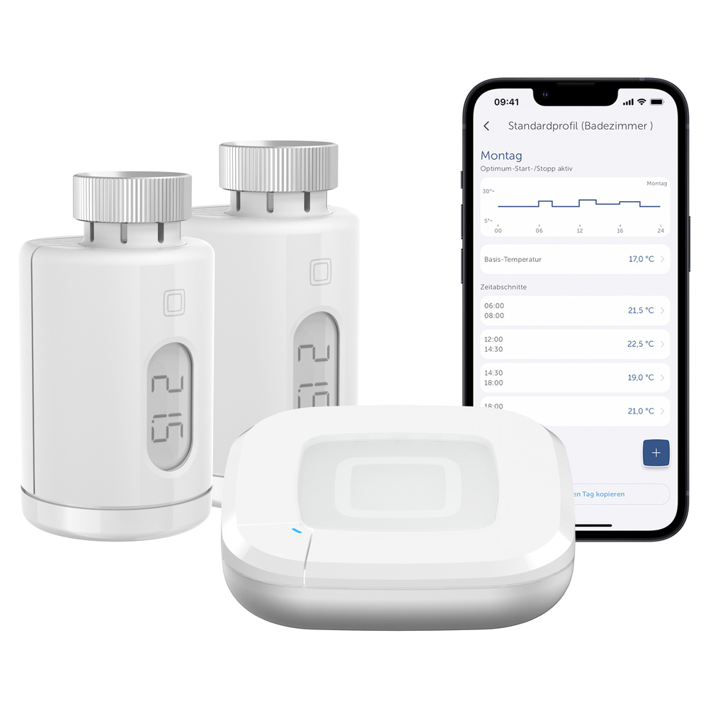 Homematic IP Smart Home Starter Set Heizen – pure, HmIP-SK28