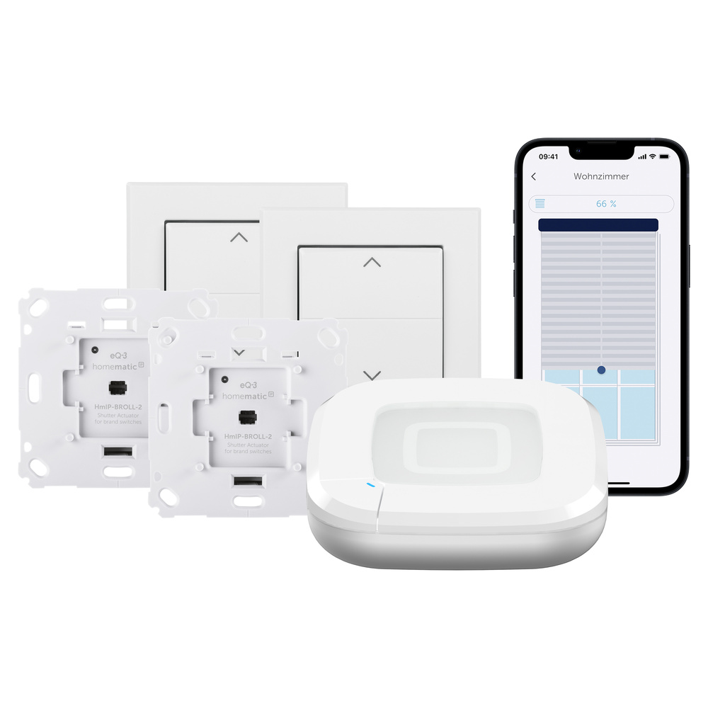 Homematic IP Smart Home Starter Set Rollladensteuerung, HmIP-SK29