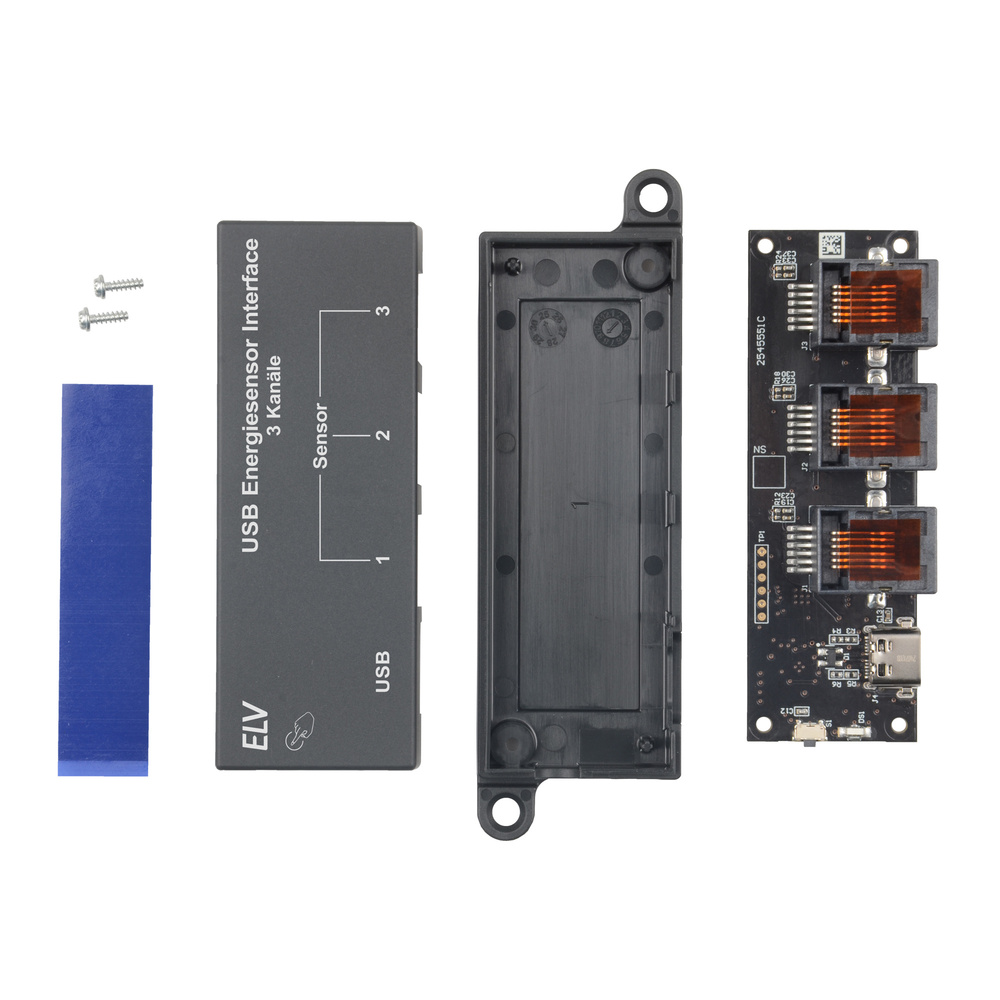 ELV ARR-Bausatz USB Energiesensor Interface - 3 Kanäle, ELV-USB-ESI3
