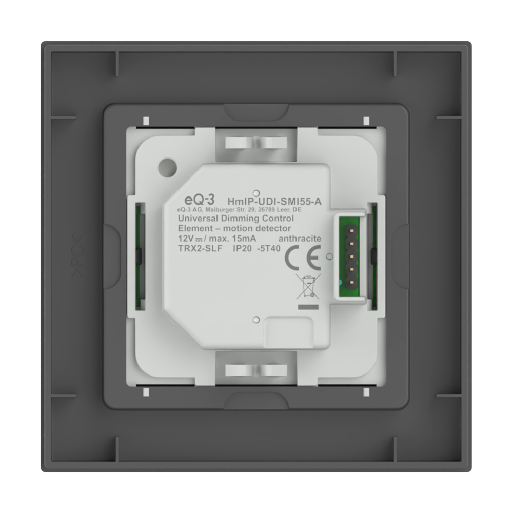 Homematic IP Smart Home Universal Dimmeraufsatz – Bewegungsmelder, HmIP-UDI-SMI55-A