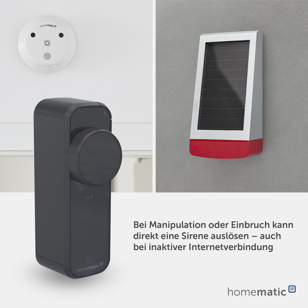 Homematic IP Smart Home Türschlossantrieb – pro, anthrazit, HmIP‑DLP‑A