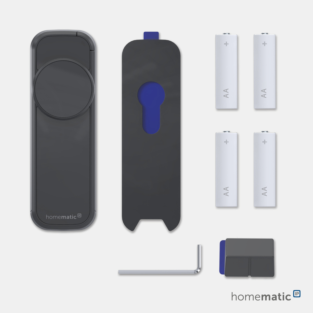 Homematic IP Smart Home Türschlossantrieb – pro, anthrazit, HmIP‑DLP‑A