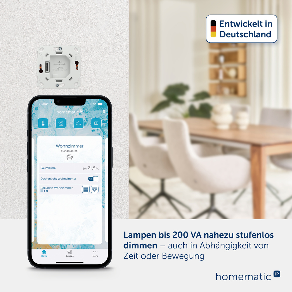 Homematic IP Smart Home Universal Dimmereinsatz, HmIP-UDI