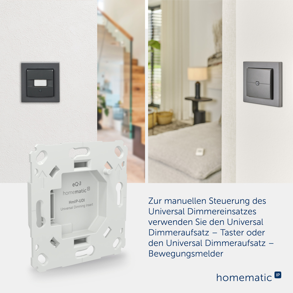 Homematic IP Smart Home Universal Dimmereinsatz, HmIP-UDI