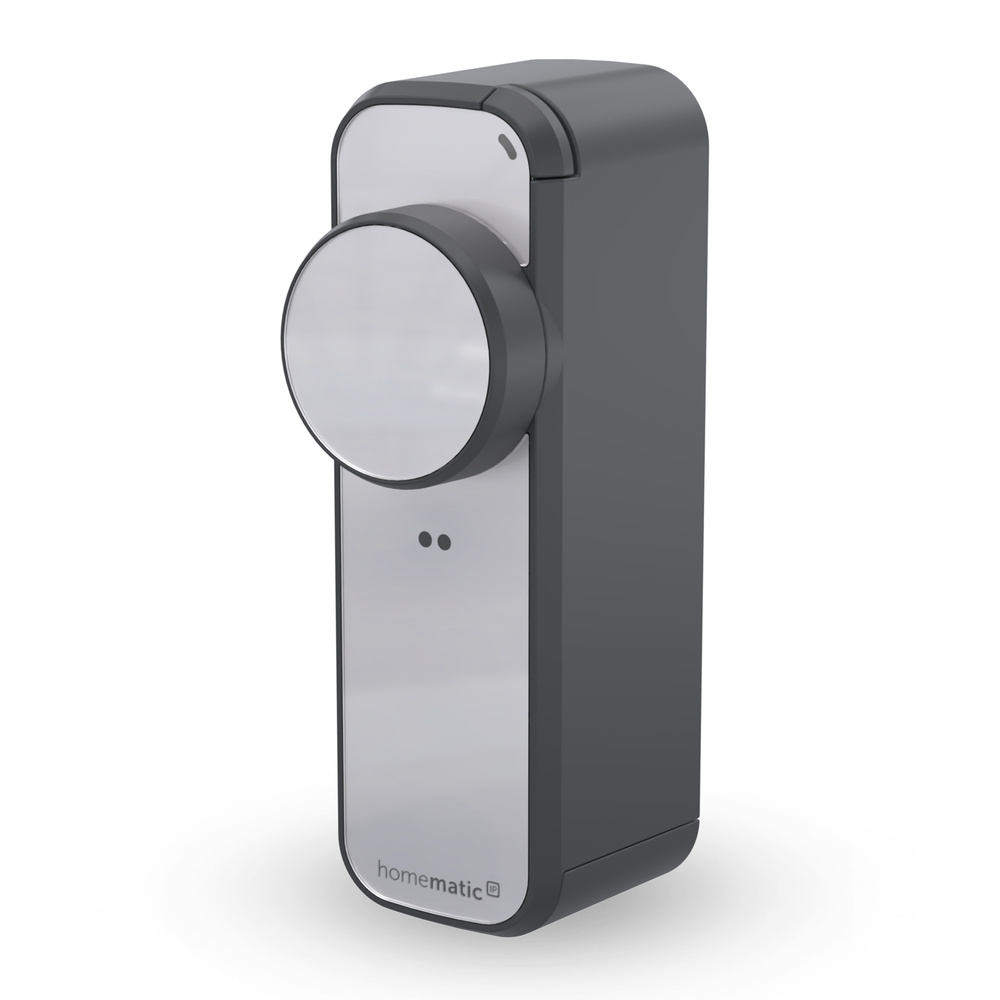 Homematic IP Smart Home Türschlossantrieb – pro, anthrazit-silber,  HmIP‑DLP‑AS