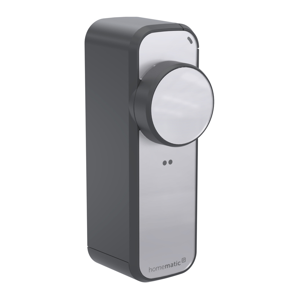 Homematic IP Smart Home Türschlossantrieb – pro, anthrazit-silber,  HmIP‑DLP‑AS