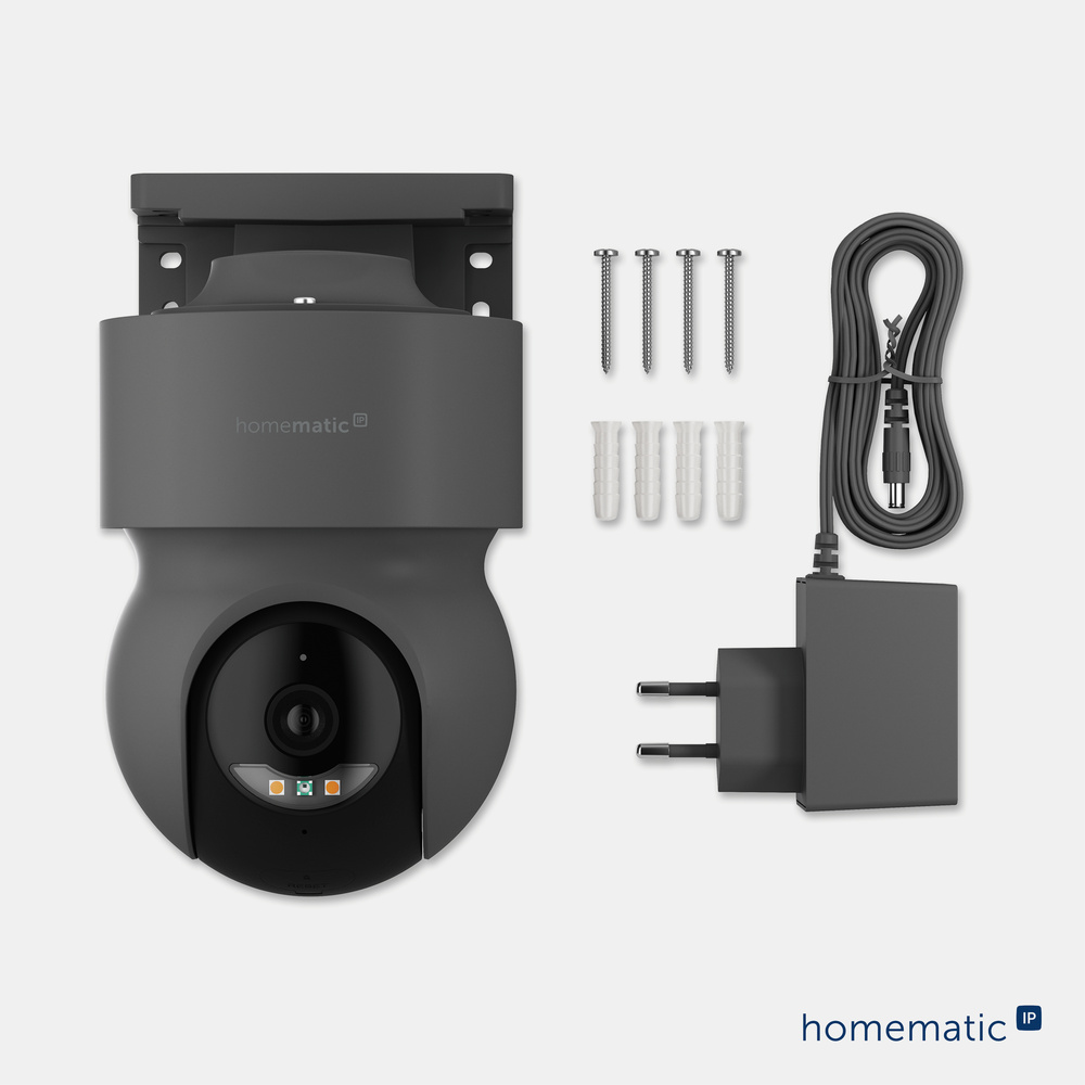 Homematic IP Smart Home Außenkamera, anthrazit, HmIP-CO-A