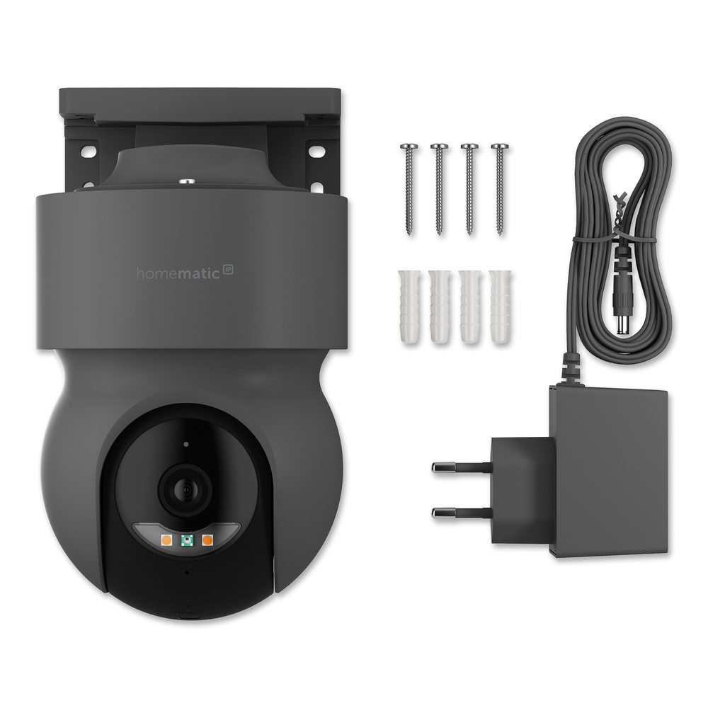 Homematic IP Smart Home Außenkamera, anthrazit, HmIP-CO-A