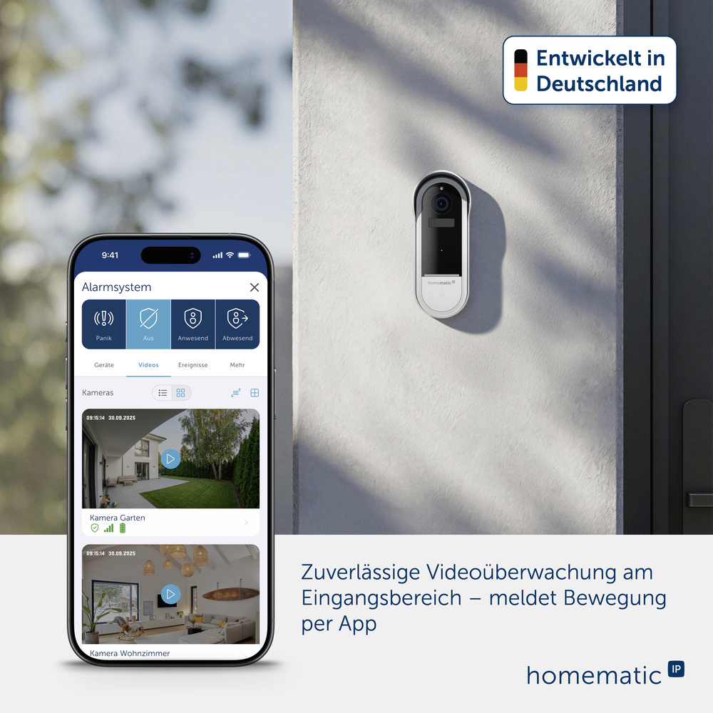 Homematic IP Smart Home Video-Türklingel, anthrazit, HmIP-CODB-A