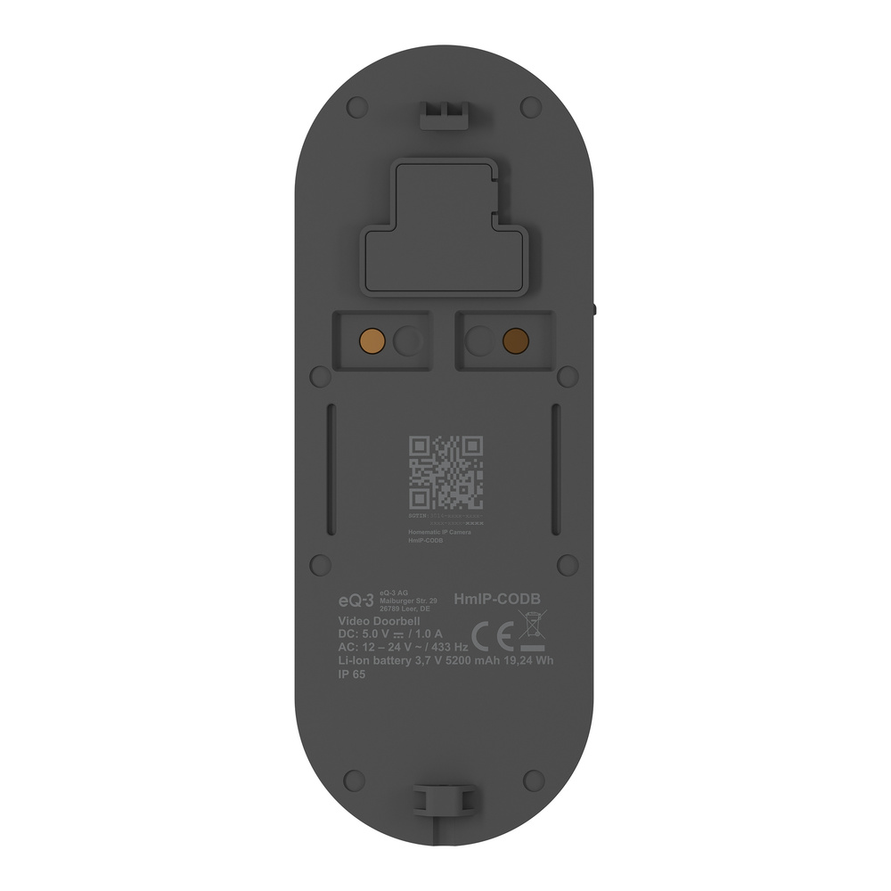 Homematic IP Smart Home Video-Türklingel, anthrazit, HmIP-CODB-A