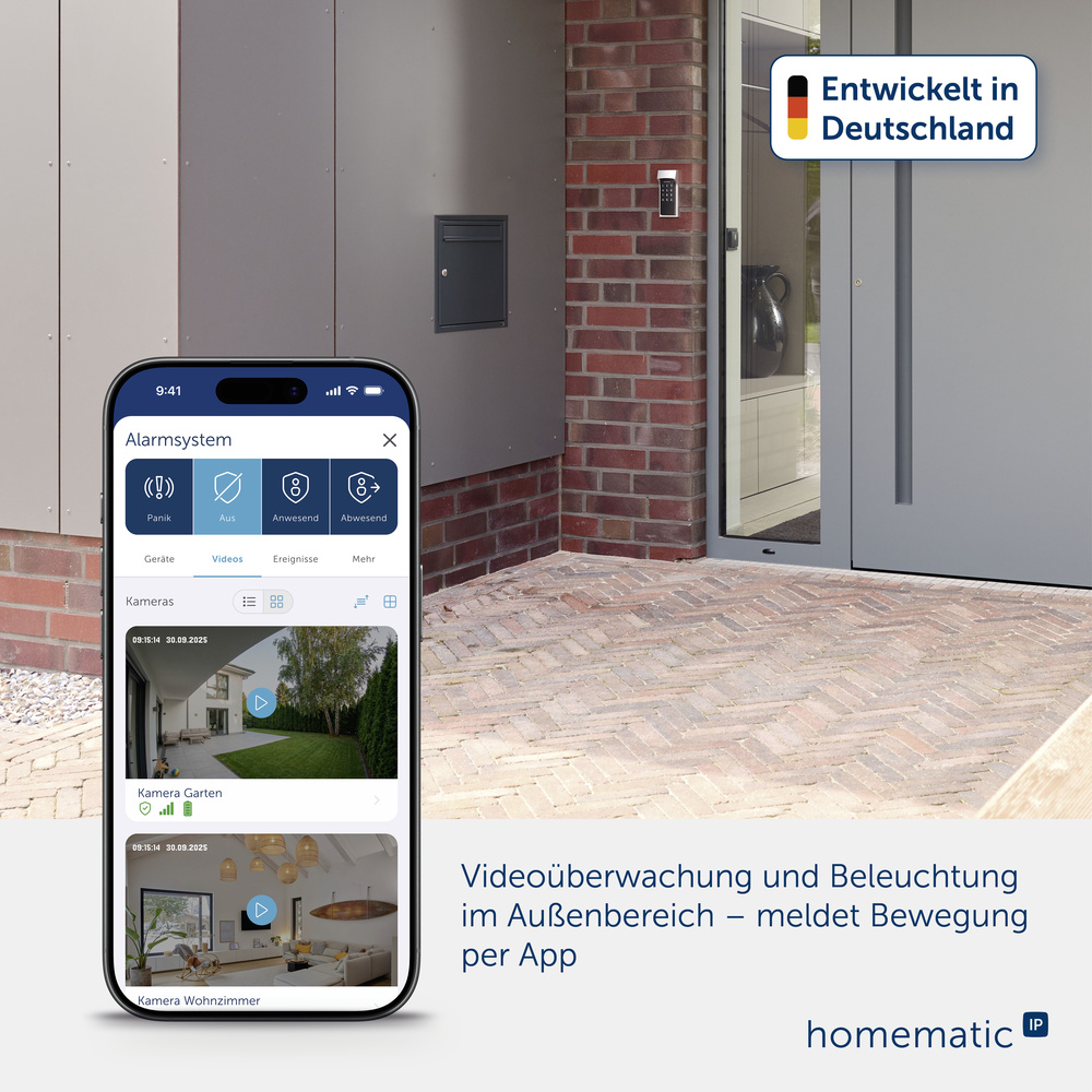 Homematic IP Smart Home Außenlichtkamera, HmIP-COL