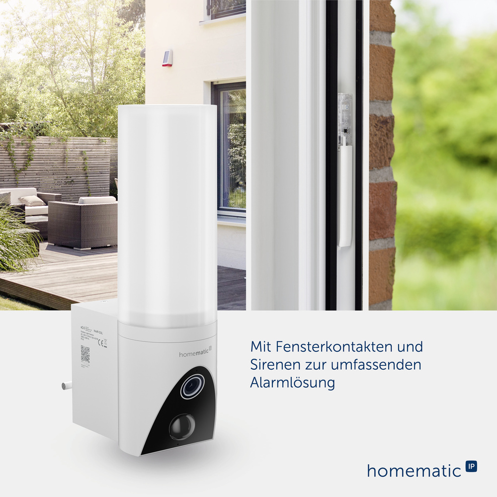Homematic IP Smart Home Außenlichtkamera, HmIP-COL