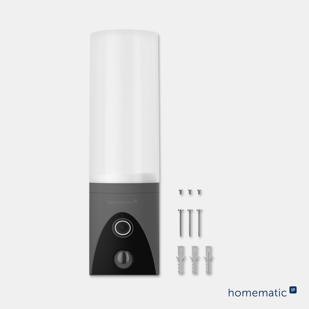 Homematic IP Smart Home Außenlichtkamera, anthrazit, HmIP-COL-A
