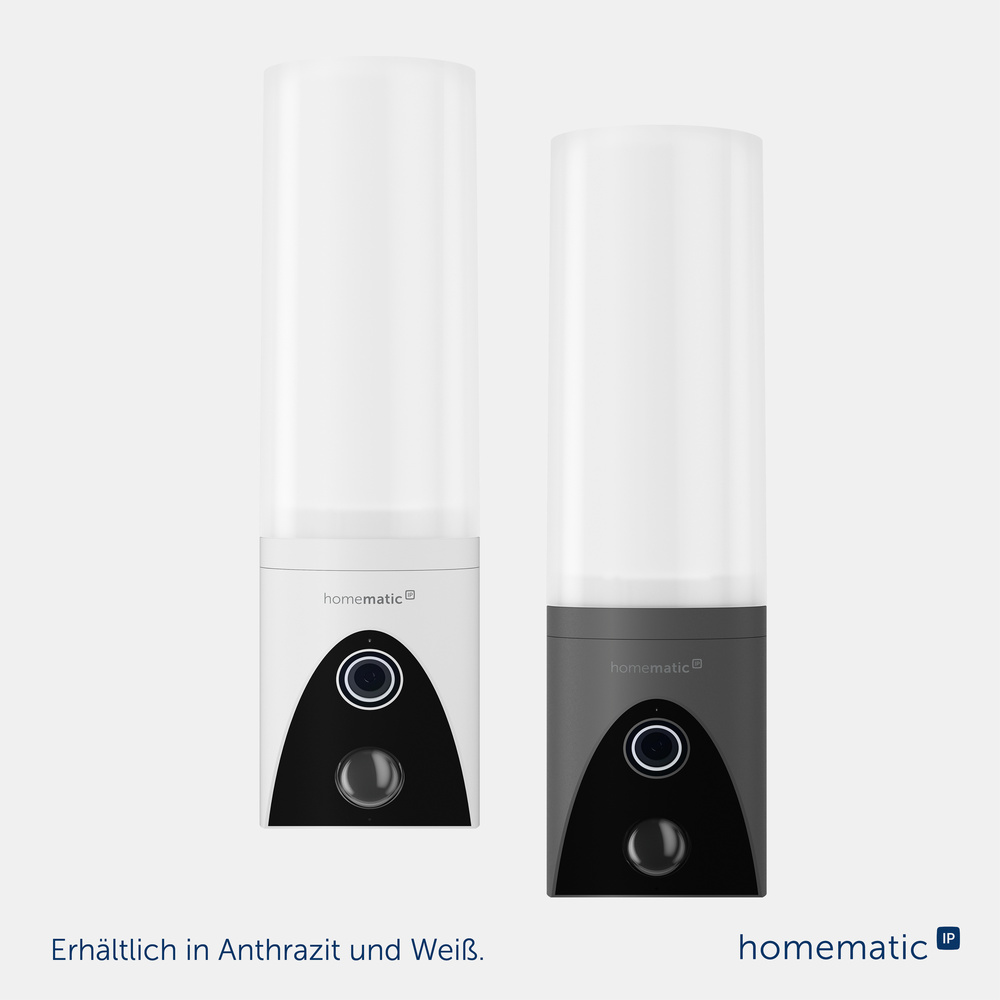 Homematic IP Smart Home Außenlichtkamera, anthrazit, HmIP-COL-A