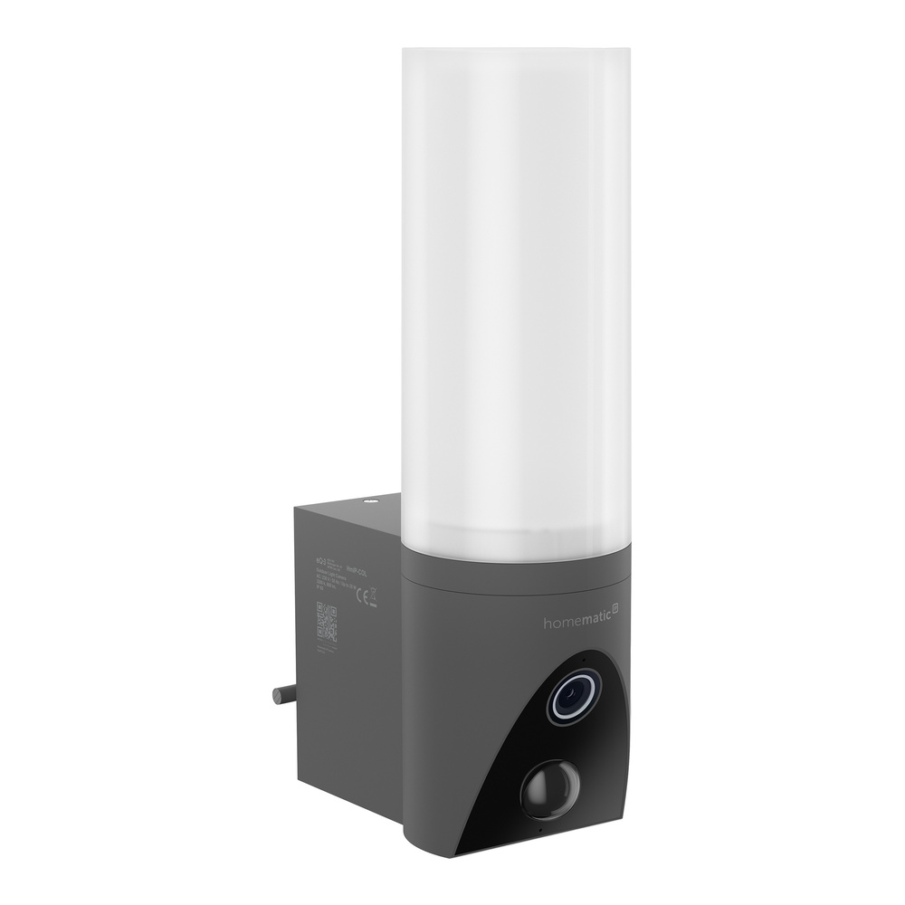 Homematic IP Smart Home Außenlichtkamera, anthrazit, HmIP-COL-A