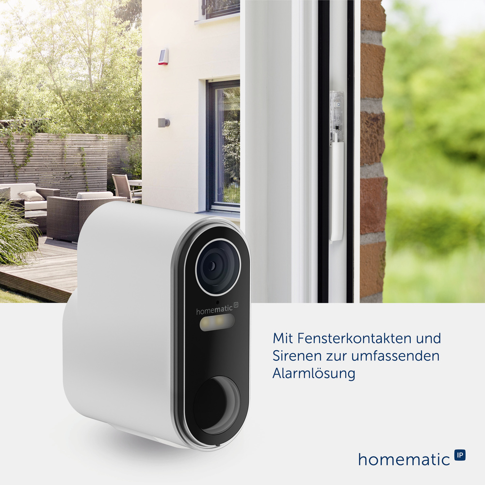 Homematic IP Smart Home Akku-Außenkamera, HmIP-COR