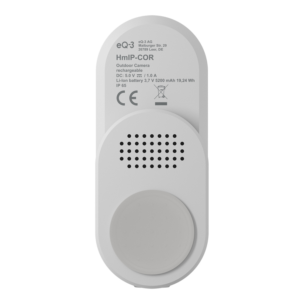 Homematic IP Smart Home Akku-Außenkamera, HmIP-COR