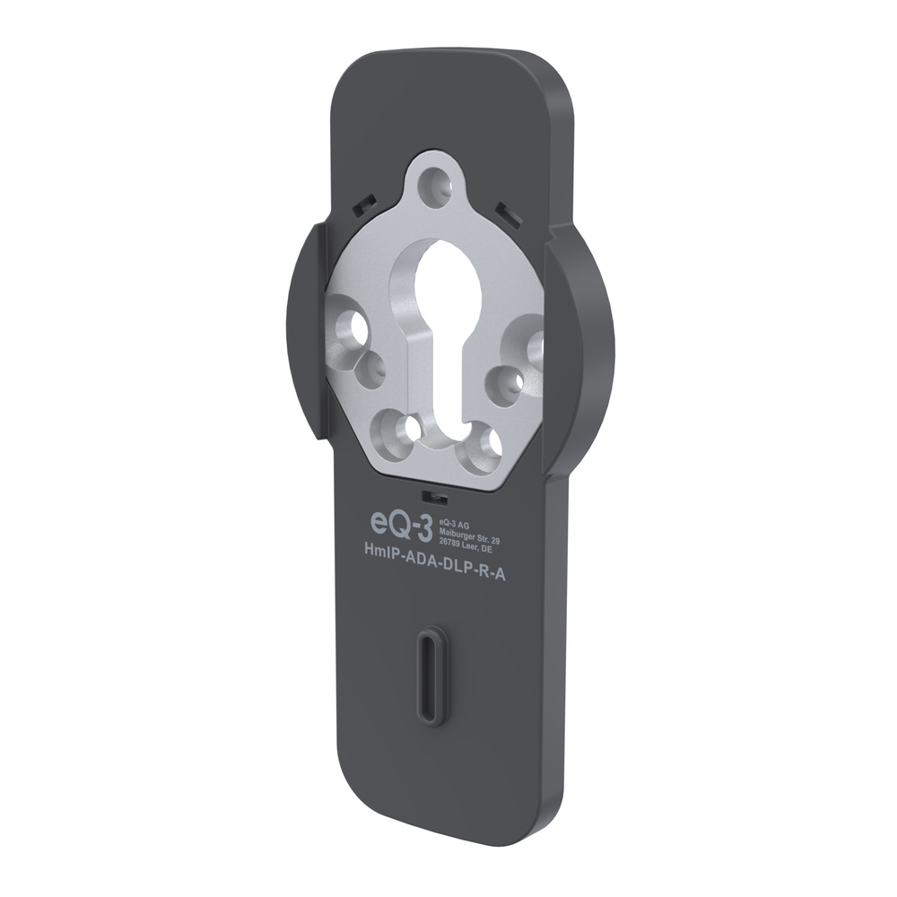 Homematic IP Smart Home Adapter Rundrosette Türschlossantrieb – pro, HmIP-ADA-DLP-R-A