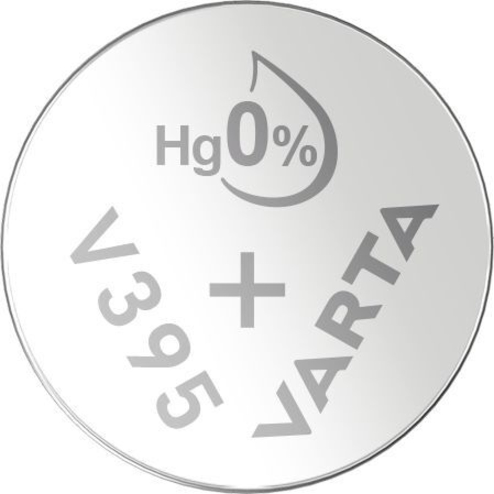 VARTA Silberoxid-Knopfzelle V395/SR57, 1,55 V, 38 mAh