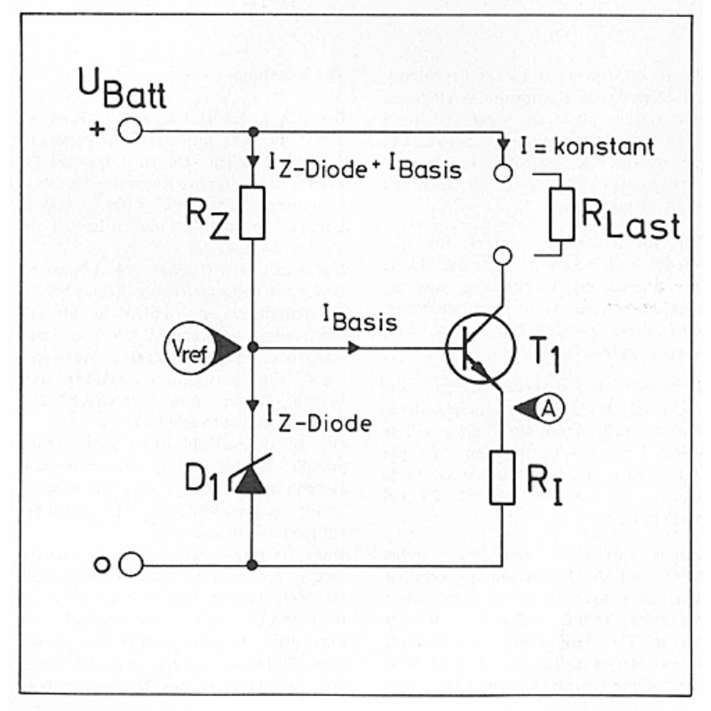 Grundlagen: Stromquelle mit Transistor