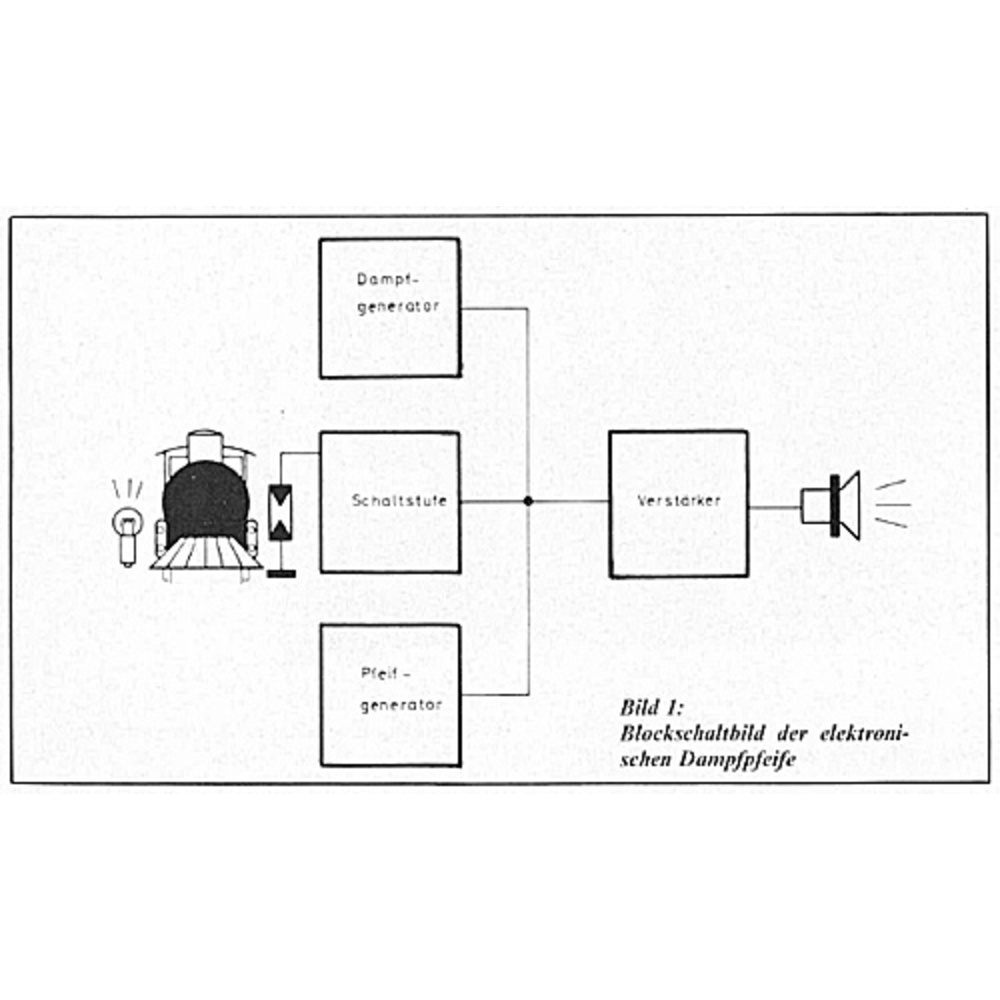 ELV-Serie Modelleisenbahn-Elektronik Teil 4/5: Elektronische Dampfpfeife