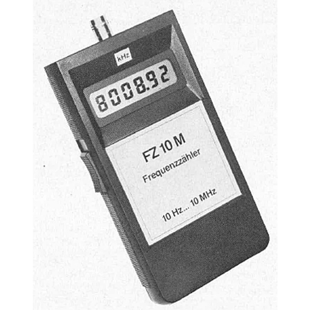 10 MHz-Taschenfrequenzzähler FZ 10 M mit 6-stelliger LCD-Anzeige für Batteriebetrieb