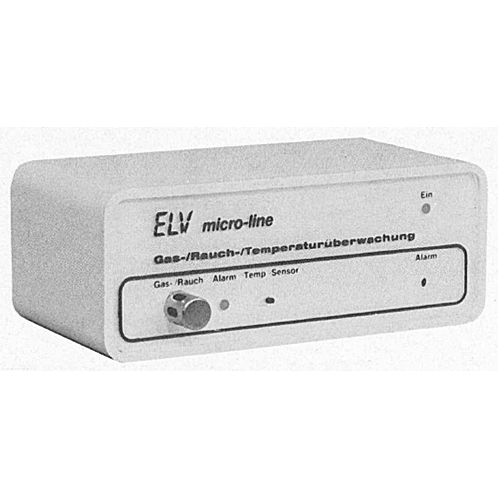 ELV micro-line: Gas-/Rauch- und Temperaturmelder