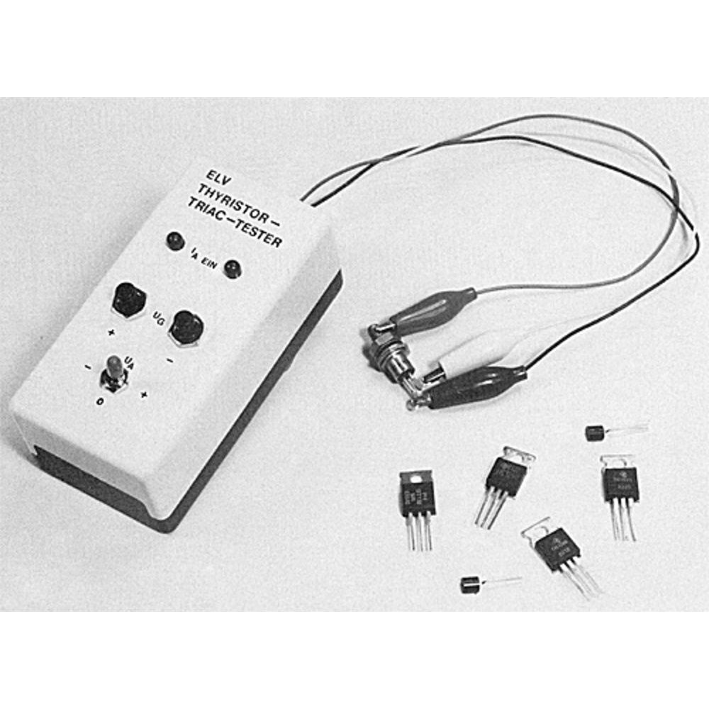 Einfacher Thyristor-Triac-Tester