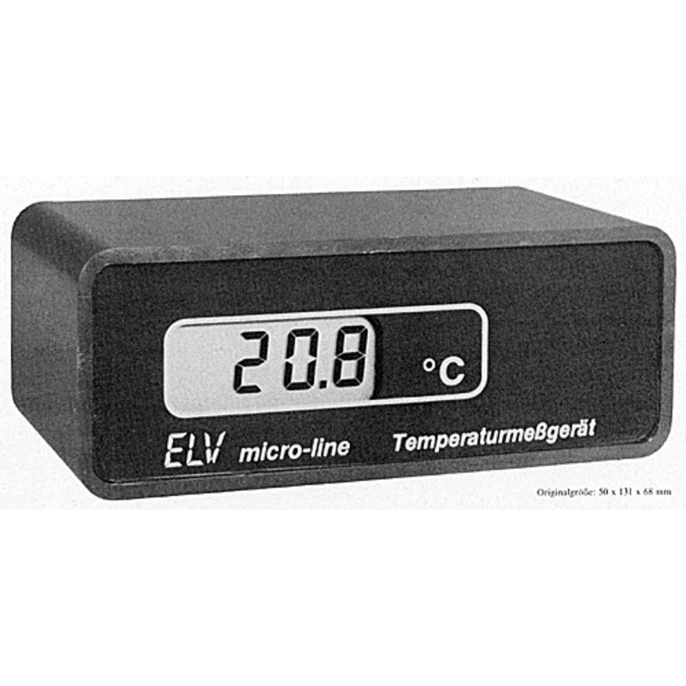 ELV-Serie micro-line: Digital-Thermometer - Mit LCD-Anzeige für Batteriebetrieb